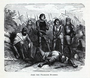 Johannes den frygtløse stukket, 1882 af Unbekannt