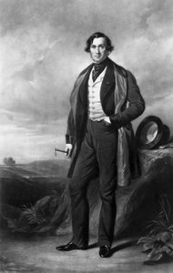 Joseph Locke, engelsk civilingeniør og jernbanebygger af Unbekannt