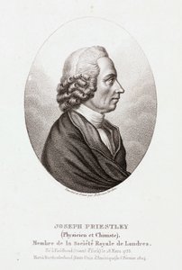 Joseph Priestley, engelsk-amerikansk teolog og kemiker, c 1780 af Unbekannt