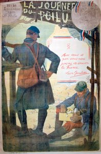 Behåret dag 25. og 26. december 1915, fransk plakat fra første verdenskrig, 1915 af Unbekannt