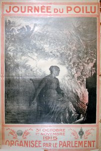 Behårede dag, 31. oktober-1. november 1915, fransk plakat fra første verdenskrig, 1915 af Unbekannt