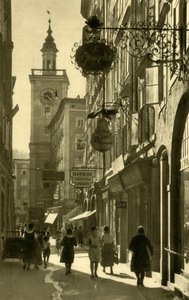 Judengasse, Salzburg, Østrig, c1935. af Unbekannt