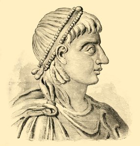 Justinian, c6. århundrede, 1890. af Unbekannt