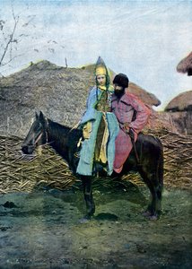 Kabardin-par på rejse, c1890 af Unbekannt