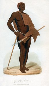 Kafi r of te Amakosa, 1848 af Unbekannt