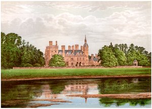 Kelham Hall, Nottinghamshire, hjemsted for familien Manners-Sutton, c1880 af Unbekannt