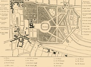 Kensington i 1764, c1876. af Unbekannt