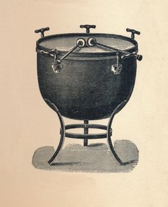 Kettledrum Tympani, 1895. af Unbekannt