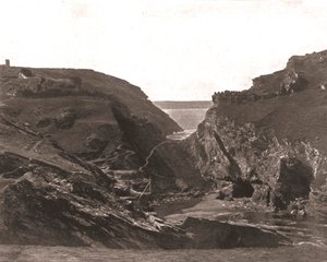 King Arthurs Castle, Tintagel, Cornwall, 1894. af Unbekannt