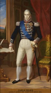Kong Charles Felix af Sardinien 1765-1831 af Unbekannt