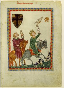 Kong Conrad den Yngre fra Codex Manesse, mellem 1305 og 1340 af Unbekannt