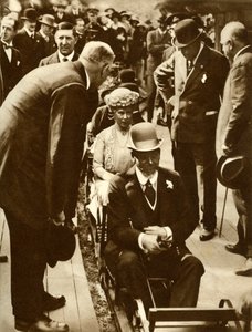 King George V og Queen Mary...British Empire Exhibition, Wembley, London, 1925, 1935. af Unbekannt