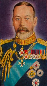 Kong George V i flådens admiral uniform, 1935 af Unbekannt