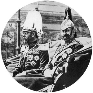 Kong George V af Storbritannien og den tyske kejser, Berlin, 1913 af Unbekannt