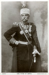 Kong Peter I af Serbien, c1903-c1918 af Unbekannt