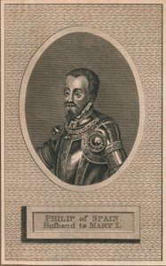 Kong Filip II af Spanien, ægtemand til dronning Mary I, 1793 af Unbekannt