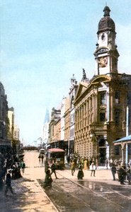 King Street, Sydney, Australien, omkring 1900-tallet af Unbekannt