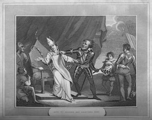 Kong William griber sin bror Odo, 1838 af Unbekannt
