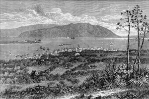 Kingston Harbour, Jamaica, c1880 af Unbekannt