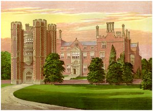 Kirtling Tower, Cambridgeshire, hjemsted for Baroness North, c1880 af Unbekannt