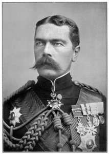 Kitchener fra Khartoum i uniform, ca. 1900-tallet af Unbekannt