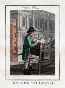 Knives to Grind, Whitehall, London, 1805 af Unbekannt