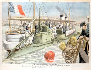 Korrigan, fransk flåde ubåd, 1906 af Unbekannt
