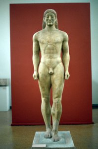 Kouros, c650-500 f.Kr af Unbekannt