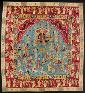Polstring - såkaldt Persisk gobelin (safavid tapet) af Unbekannt