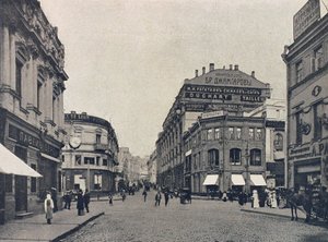 Kuznetsky Most Blacksmiths Bridge, Moskva, Rusland, 1912 af Unbekannt