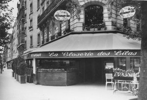 La Closerie des Lilas, Montparnasse. af Unbekannt