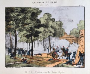 Erobringen af ​​Paris, 22. maj 1871 af Unbekannt