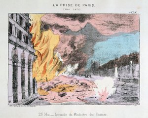 Erobringen af ​​Paris, 23. maj 1871 af Unbekannt