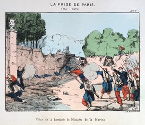 Erobringen af ​​Paris, maj 1871 af Unbekannt