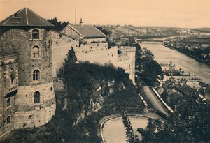 Citadellets tårn og Maaspanorama, c1900 af Unbekannt