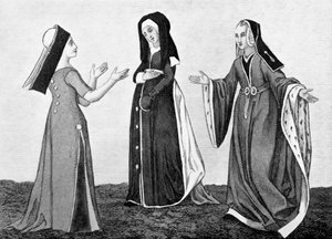 Damekostume, begyndelsen af det 16. århundrede, 1910 af Unbekannt
