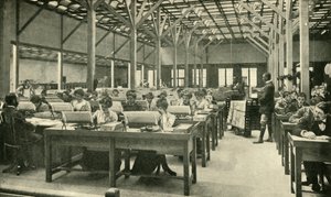 Lady Clerks tabulering af den amerikanske folketælling vender tilbage, 1901. af Unbekannt