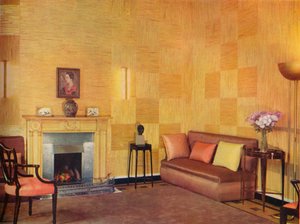 Lady Leucha Warners stue som dekoreret af Ronald Fleming, 1933 af Unbekannt