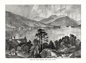 Lake George, New York State, USA, 1877 af Unbekannt