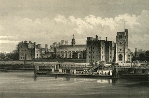 Lambeth Palace, c1876. af Unbekannt