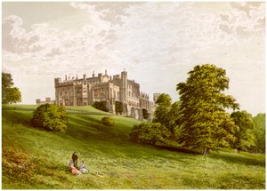 Lambton Castle, County Durham, hjemsted for jarlen af Durham, c1880 af Unbekannt