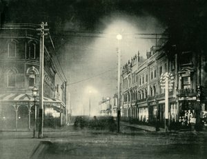 Launceston By Night Brisbane Street, 1901. af Unbekannt