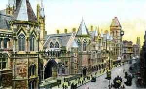 Law Courts, London, det 20. århundrede af Unbekannt