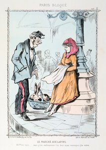 Kaninmarkedet, 1870-1871 af Unbekannt