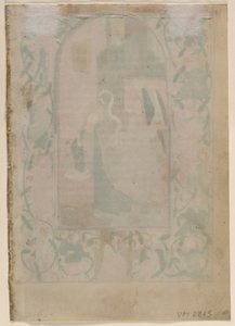 Blad fra en timebog: Blank verso, 1470