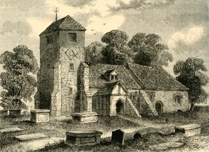 Lee Church i 1795, c1878. af Unbekannt