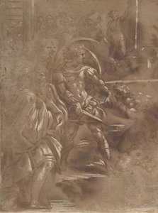 Venstre tredjedel af et martyrium af Sankt Peter og Sankt Paul., 1508-ca. 1550. af Unbekannt