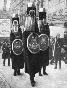 Leipzigs store reklameparade, Leipzig, Tyskland, 1922 af Unbekannt