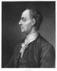Leonhard Euler 1707-1783, schweizisk matematiker, 1835 af Unbekannt