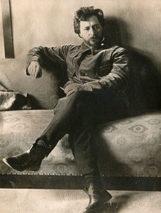 Leonid Andreyev, russisk forfatter, begyndelsen af det 20. århundrede af Unbekannt